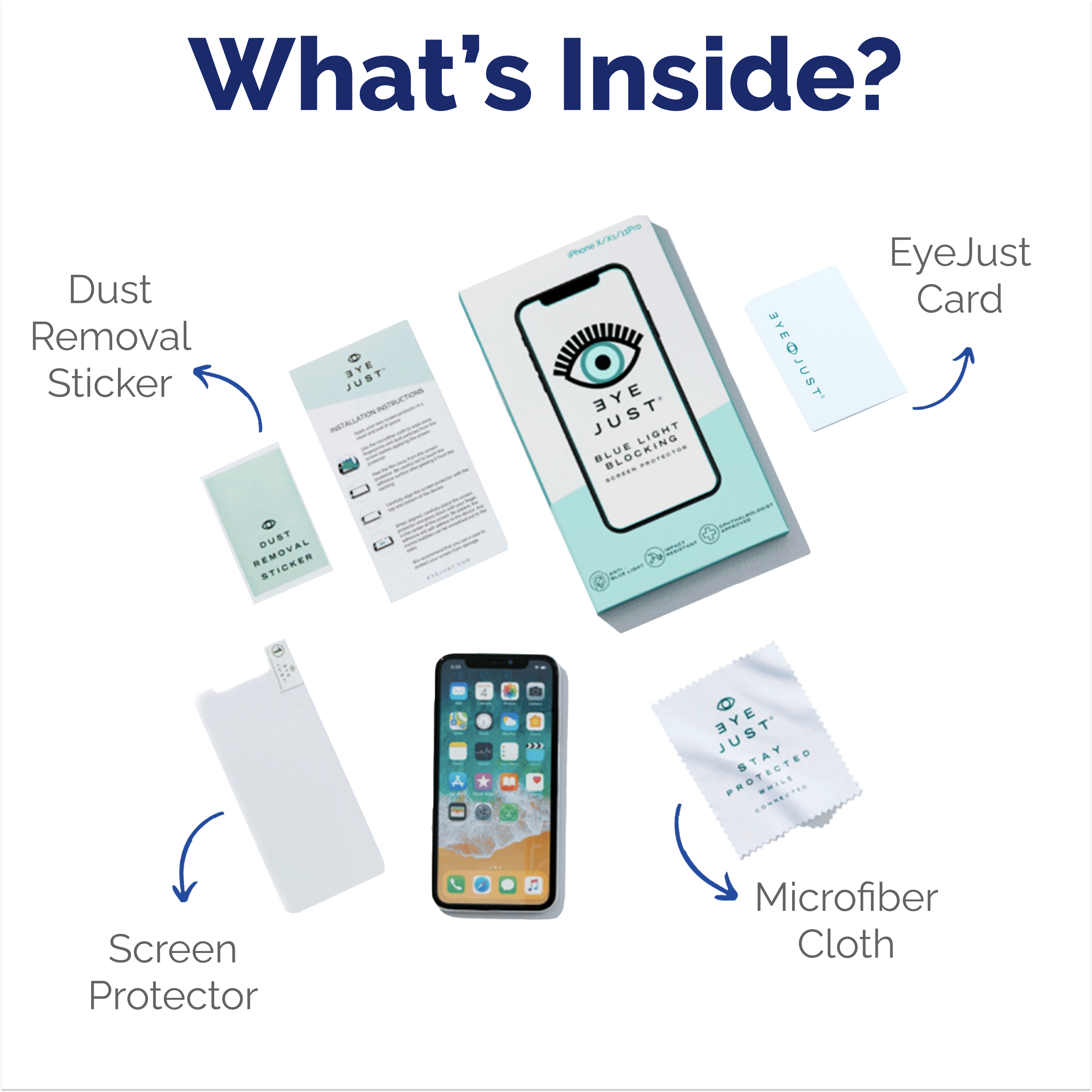 iPhone Blue Light Blocking Screen Protector